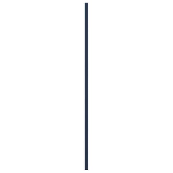 Ekena Millwork True Fit PVC Shaker Fixed Mount Shutters, Starless Night Blue, 12W x 29H, PR - TFP001SK12X029OB