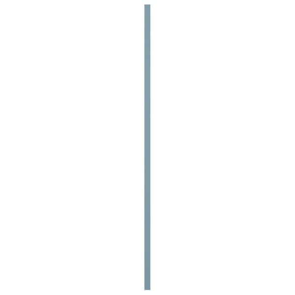 Ekena Millwork True Fit PVC Bungalow Fixed Mount Shutters, Peaceful Blue, 18W x 52H, PR - TFP001BG18X052SB