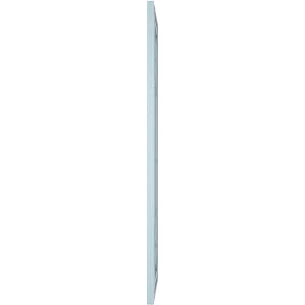Ekena Millwork True Fit PVC Bungalow Fixed Mount Shutters, Peaceful Blue, 18W x 52H, PR - TFP001BG18X052SB