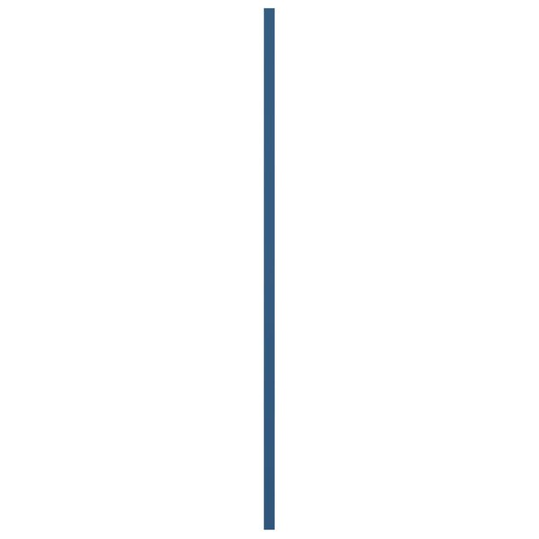 Ekena Millwork True Fit PVC Two Equal Flat Panel Shutters, Sojourn Blue, 12W x 57H, PR - TFP101FPF12X057HB