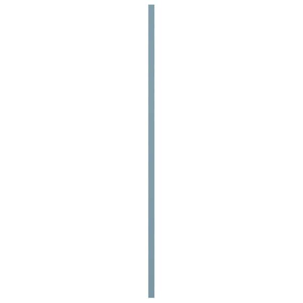 Ekena Millwork 18W x 77H True Fit PVC Diagonal Slat Modern Style Fixed Mount Shutters, Peaceful Blue, PR - TFP001DG18X077SB