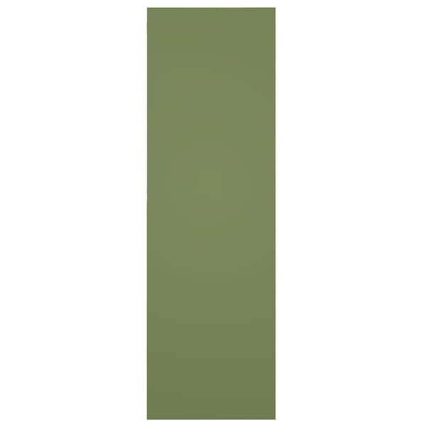 Ekena Millwork True Fit PVC Center Circle Arts & Crafts Fixed Mount Shutters, Moss Green, 15W x 42H, PR - TFP001AC15X042MG