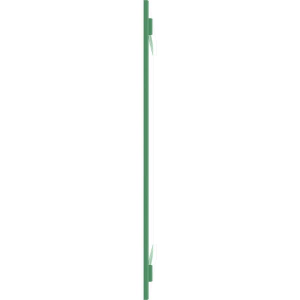 Ekena Millwork True Fit PVC, Four Board Joined Board-n-Batten Shutters, Lilly Pads, 21 1/2W x 71H, PR - TFP101BBF21X071LP