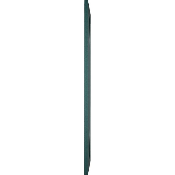 Ekena Millwork True Fit PVC San Carlos Mission Style Fixed Mount Shutters, Thermal Green, 12W x 67H, PR - TFP001SC12X067FG