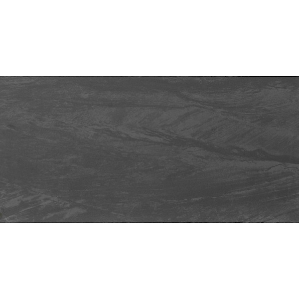 Msi Durban Anthracite 24 in X 48 in Polished Porcelain Field Tile, 2PK - ZOR-PT-0697