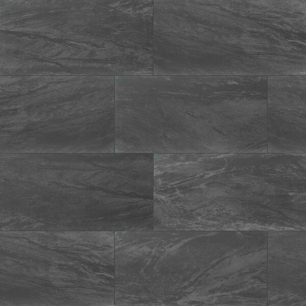 Msi Durban Anthracite 24 in X 48 in Polished Porcelain Field Tile, 2PK - ZOR-PT-0697