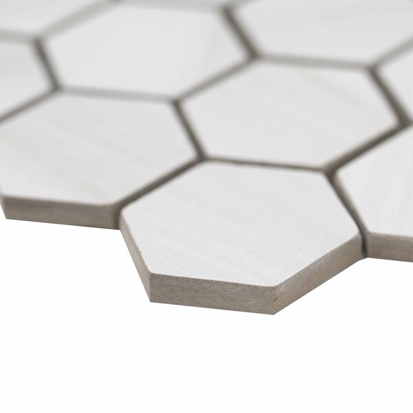 Msi Eden Dolomite 12 In. X 12 In. Matte Porcelain Mesh-Mounted Mosaic Tile, 8PK - ZOR-PT-0414