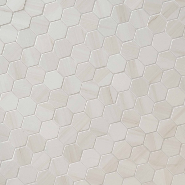 Msi Eden Dolomite 12 In. X 12 In. Matte Porcelain Mesh-Mounted Mosaic Tile, 8PK - ZOR-PT-0414