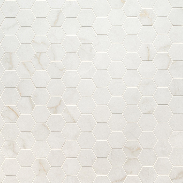 Msi Brighton Gold 12" X 12" Hexagon Matte Porcelain Mosaic Tile, PK8 - ZOR-MD-0603