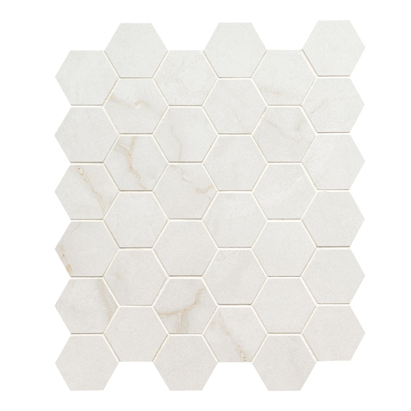 Msi Brighton Gold 12" X 12" Hexagon Matte Porcelain Mosaic Tile, PK8 - ZOR-MD-0603