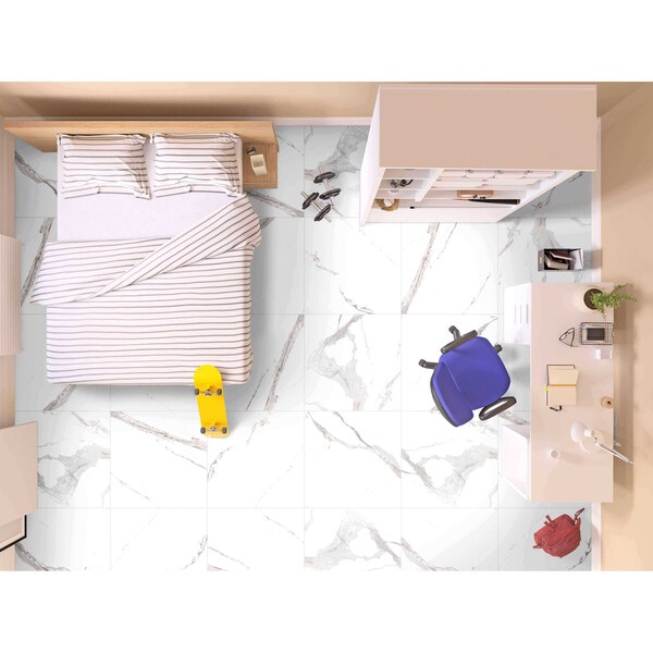 Msi Eden Statuary 32 In. X 32 In. Glazed Porcelain Floor And Wall Tile, 3PK - ZOR-PT-0462