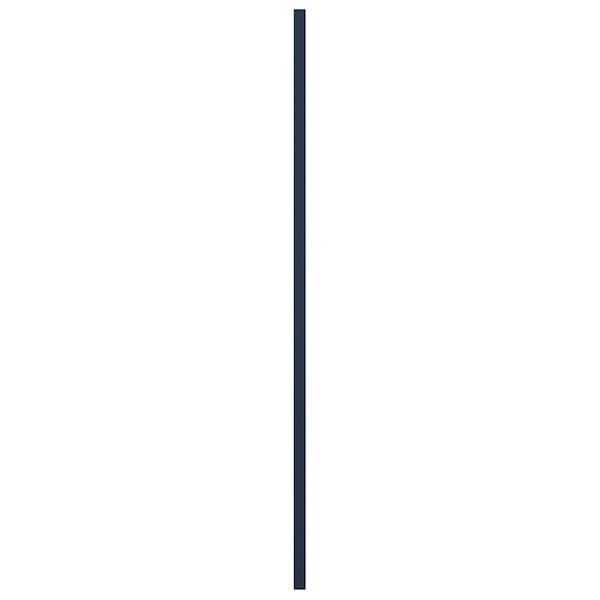 Ekena Millwork True Fit PVC Single X-Board Farmhouse Fixed Mount Shutters, Starless Night Blue, 18W x 65H, PR - TFP001FH18X065OB