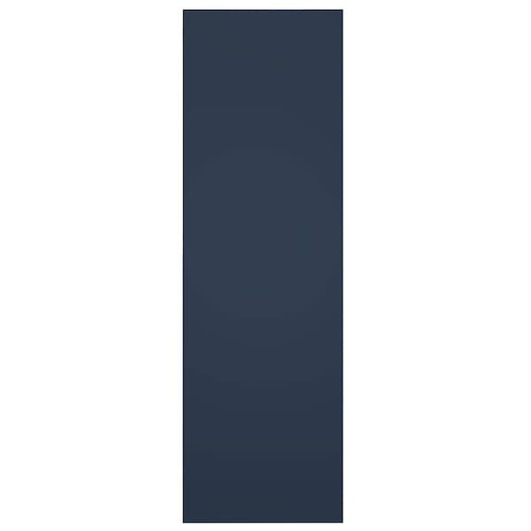 Ekena Millwork True Fit PVC Single X-Board Farmhouse Fixed Mount Shutters, Starless Night Blue, 18W x 65H, PR - TFP001FH18X065OB