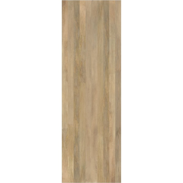 Ekena Millwork Americraft 5-Board Exterior Wood 2 Equal Panel Framed Board-n-Batten Shutters, ARW101BF518X76UNH, PR - ARW101BF518X76UNH