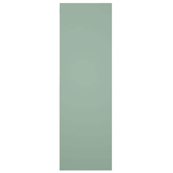 Ekena Millwork True Fit PVC San Miguel Mission Style Fixed Mount Shutters, Seaglass, 12W x 34H, PR - TFP001SM12X034SG