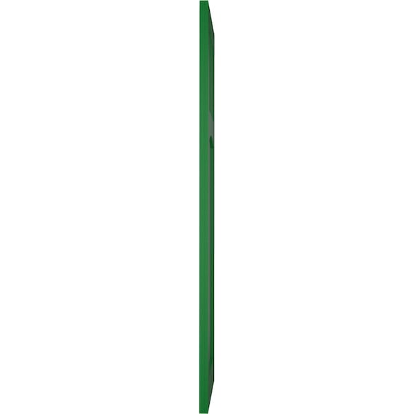 Ekena Millwork True Fit PVC San Miguel Mission Style Fixed Mount Shutters, Viridian Green, 15W x 50H, PR - TFP001SM15X050HG