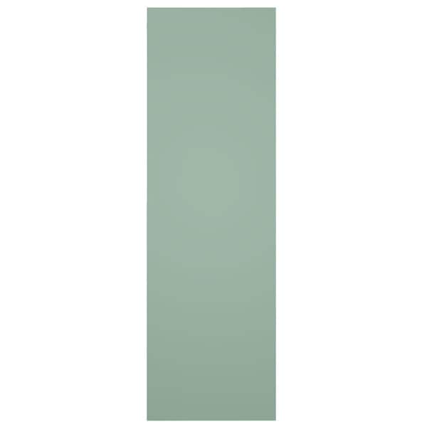 Ekena Millwork True Fit PVC Horizontal Slat Framed Modern Style Fixed Mount Shutters, Seaglass, 12W x 38H, PR - TFP001HF12X038SG