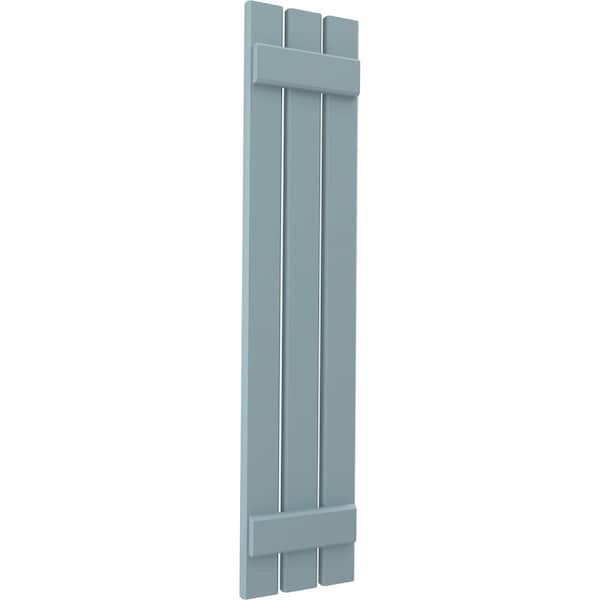 Ekena Millwork Americraft 3-Board (2 Batten) Exterior Real Wood Spaced Board-n-Batten Shutters, ARW101SB311X35SBH, PR - ARW101SB311X35SBH