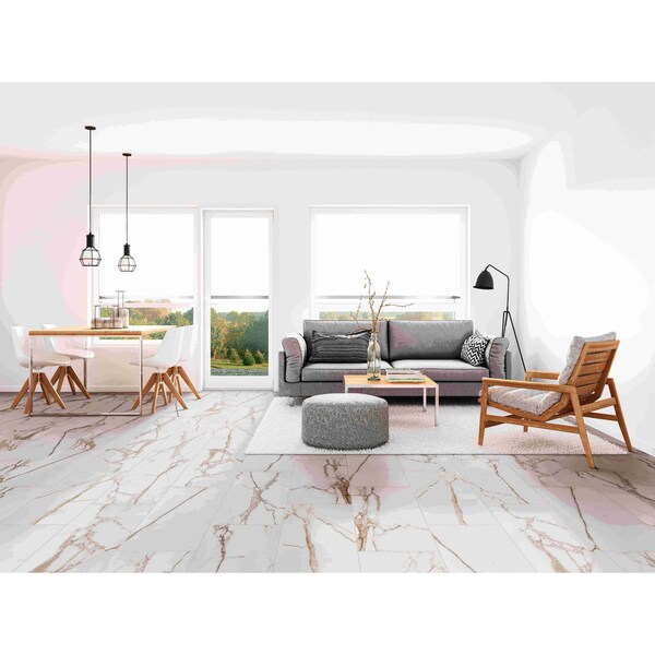 Msi Savoy Crema SAMPLE Polished Porcelain Floor And Wall Tile - ZOR-PT-0191-SAM