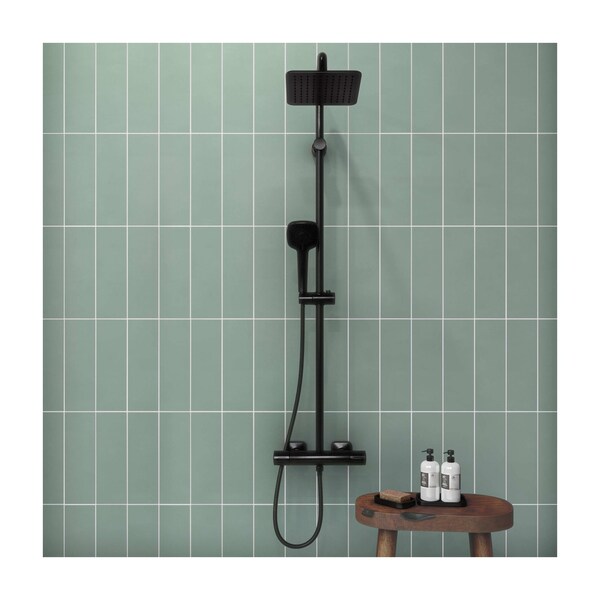 Daltile Stencil 4in x 12in Glazed Porcelain Wall & Floor Tile 8.72 SQFT Per Carton, 30PK - SC37RCT412MT
