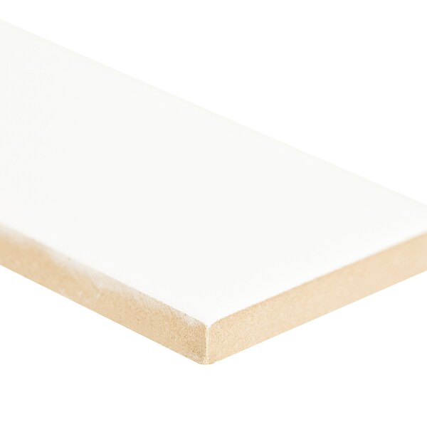 Msi Metro White Sample Glossy Ceramic Subway Wall tile - ZOR-PT-0716-SAM