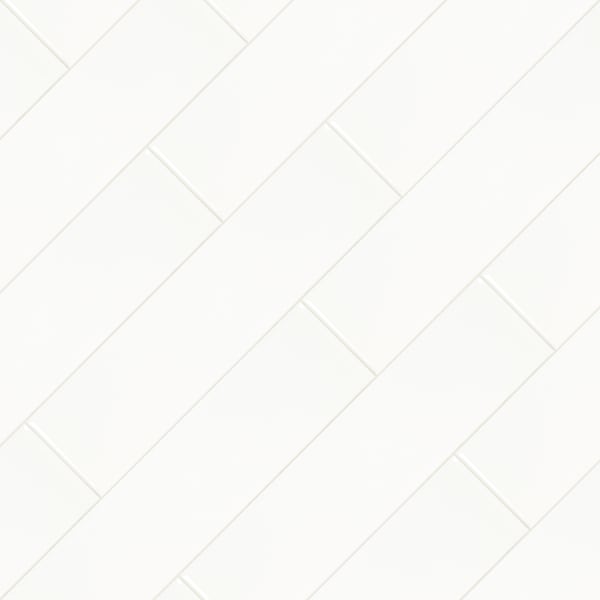 Msi Metro White Sample Glossy Ceramic Subway Wall tile - ZOR-PT-0716-SAM