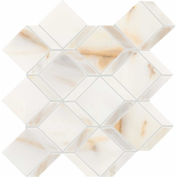 Daltile Gamma Natural Stone Balance XL Wall and Floor Mosaic Tile, 10PK - M342BALXLMSPL