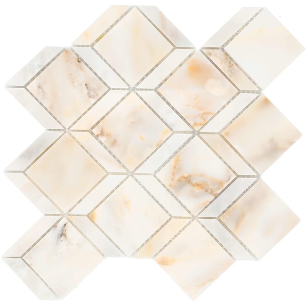 Daltile Gamma Natural Stone Balance XL Wall and Floor Mosaic Tile, 10PK - M342BALXLMSPL