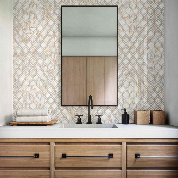 Daltile Gamma Natural Stone Balance XL Wall and Floor Mosaic Tile, 10PK - M342BALXLMSPL