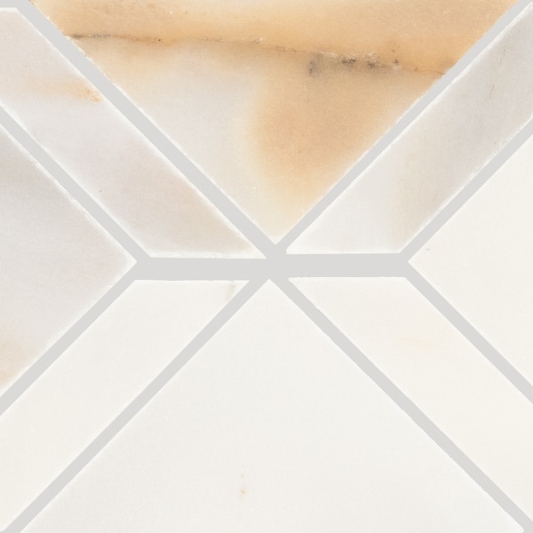 Daltile Gamma Natural Stone Balance XL Wall and Floor Mosaic Tile, 10PK - M342BALXLMSPL