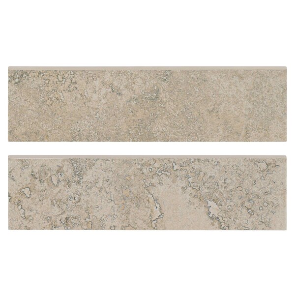 Msi Legend Gray 3 In. X 12 In. Matte Porcelain Bullnose Wall Tile, 48PK - ZOR-PT-TR-0129