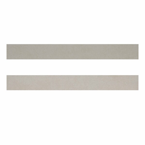 Msi Dimensions Glacier 3 X 24 Matte Porcelain Bullnose Tile Trim, 24PK - ZOR-PT-TR-0108
