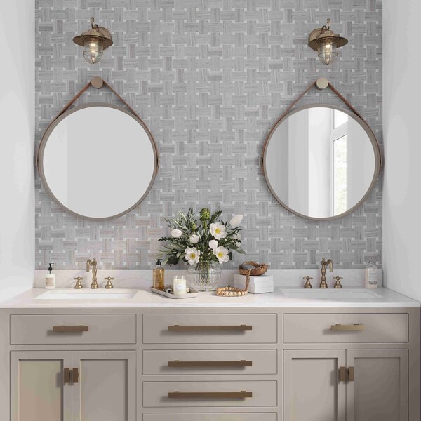 Apollo Tile Mirage 11x11 in. Polished Light Beige Wall and Floor Tile 4.13 sq ft/case, 5PK - APLSAH88B36A