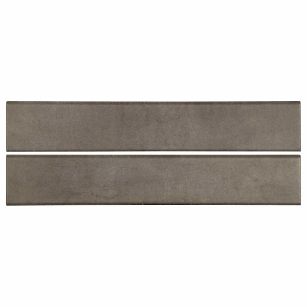 Msi Oxide Iron Bullnose 3 In. X 18 In. Matte Glazed Porcelain Wall Tile, 30PK - ZOR-PT-TR-0192