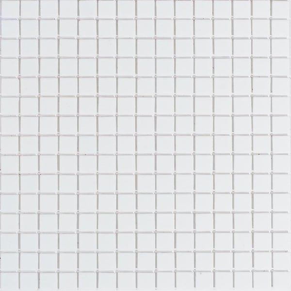 Apollo Tile Dune 12 in. x 12 in. Glossy Off-White Glass Mosaic Wall and Floor Tile 20 sq. ft./case, 20PK - APLSA88WH101A