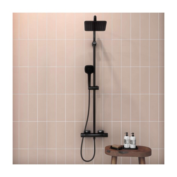 Daltile Stencil 4in x 12in Glazed Porcelain Wall & Floor Tile 8.72 SQFT Per Carton, 30PK - SC35RCT412MT