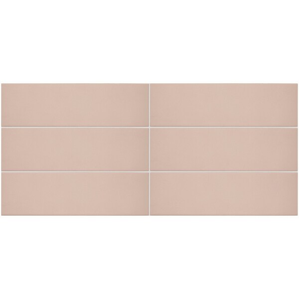 Daltile Stencil 4in x 12in Glazed Porcelain Wall & Floor Tile 8.72 SQFT Per Carton, 30PK - SC35RCT412MT