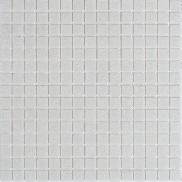 Apollo Tile Dune 12 in. x 12 in. Glossy Cloud Gray Glass Mosaic Wall and Floor Tile 20 sq. ft./case, 20PK - APLSA88GR701A