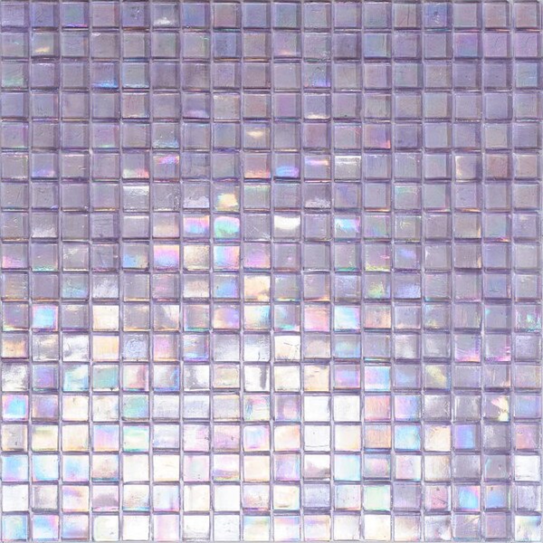 Apollo Tile Skosh 11.6inx11.6in Glossy Floral Purple Red Glass Mosaic Wall and Floor Tile 18.69 sqft/case, 20PK - APLNB88RD221A
