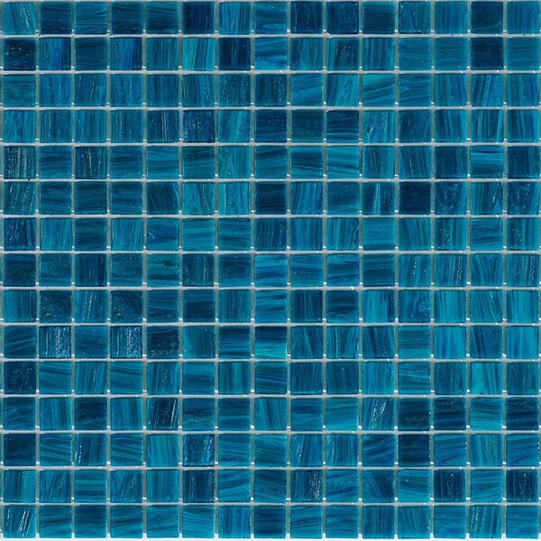 Apollo Tile Celestial 12inx12in Glossy Skobeloff Green Glass Mosaic Wall and Floor Tile 20 sqft/case, 20PK - APLST88GN421A