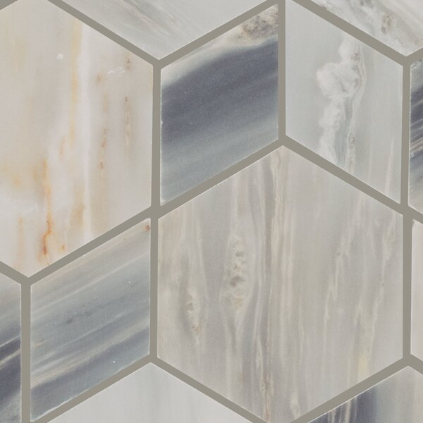 Daltile Gamma Natural Stone Hypnotic XL Wall and Floor Mosaic Tile, 10PK - M340HYPNTXLMSHN