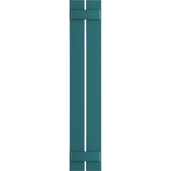 Ekena Millwork True Fit PVC, Two Board Spaced Board-n-Batten Shutters, Antigua, 11 1/4W x 30H, PR - TFP101SBF11X030AN