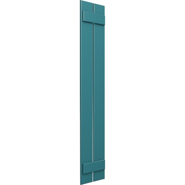 Ekena Millwork True Fit PVC, Two Board Spaced Board-n-Batten Shutters, Antigua, 11 1/4W x 30H, PR - TFP101SBF11X030AN
