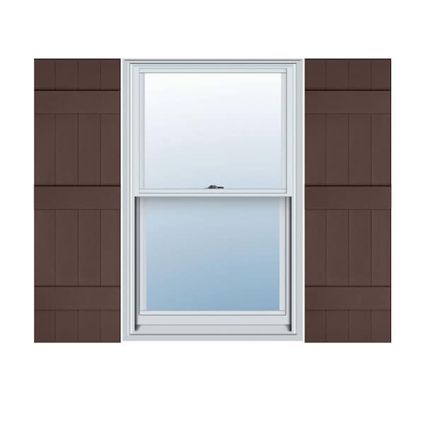 Ekena Millwork Mid-America Vinyl, TailorMade Four Board Joined (3 Batten), Board-n-Batten Shutters, J41472009, PR - J41472009