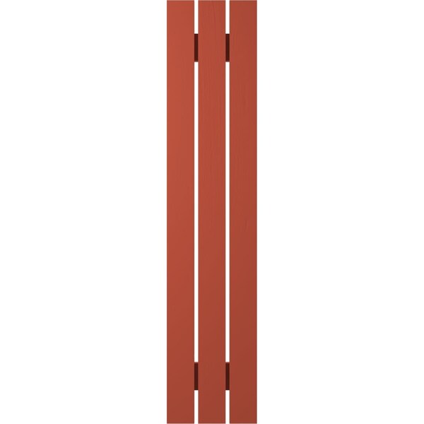 Ekena Millwork Americraft 3-Board (2 Batten) Exterior Real Wood Spaced Board-n-Batten Shutters, ARW101SB311X41CLH, PR - ARW101SB311X41CLH