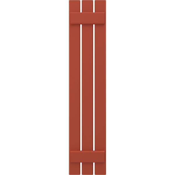 Ekena Millwork Americraft 3-Board (2 Batten) Exterior Real Wood Spaced Board-n-Batten Shutters, ARW101SB311X41CLH, PR - ARW101SB311X41CLH