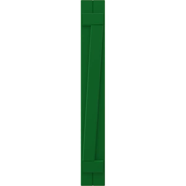 Ekena Millwork Americraft 2-Board (2 Batten) Wood Joined Board-n-Batten Shutters w/ Z-Bar, ARW102BB207X53HGH, PR - ARW102BB207X53HGH