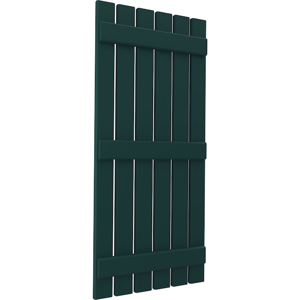 Ekena Millwork Americraft 6-Board (3 Batten) Exterior Real Wood Spaced Board-n-Batten Shutters, ARW401SB623X62FGH, PR - ARW401SB623X62FGH