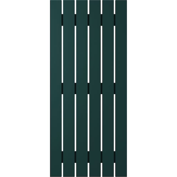 Ekena Millwork Americraft 6-Board (3 Batten) Exterior Real Wood Spaced Board-n-Batten Shutters, ARW401SB623X62FGH, PR - ARW401SB623X62FGH