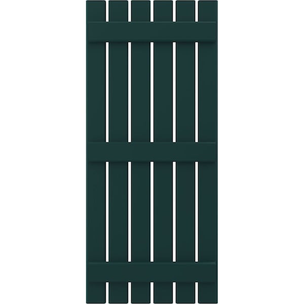 Ekena Millwork Americraft 6-Board (3 Batten) Exterior Real Wood Spaced Board-n-Batten Shutters, ARW401SB623X62FGH, PR - ARW401SB623X62FGH